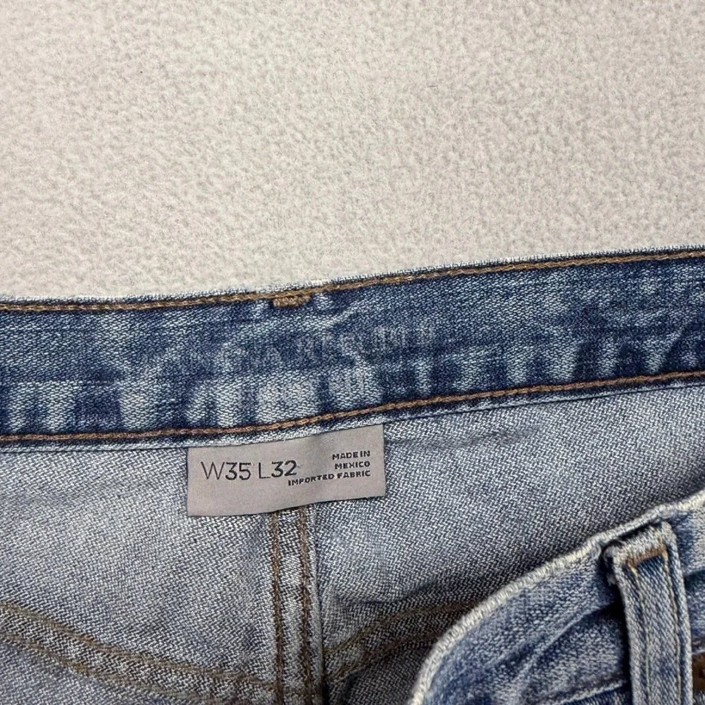 Vintage Banana Republic Jeans Men's 35x32 Blue Bootcut Faded  Baggy Skater y2k